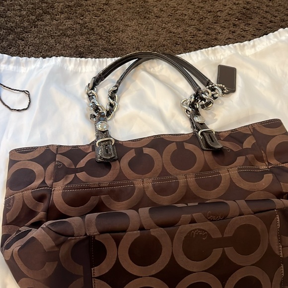 Brown Coach Bag - Picture 4 of 9